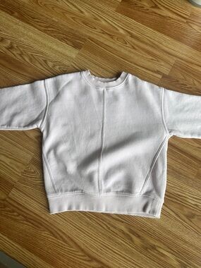 Zara Pale Pink Crewneck Pullover